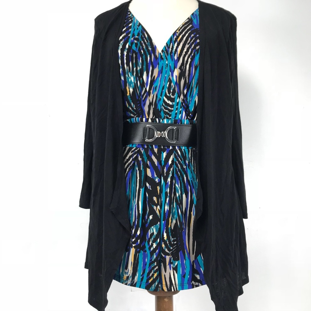 Style & Co top with built in sweater. Size Medium